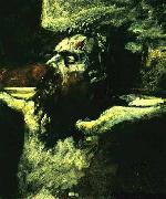 Nikolai Yaroshenko Head of the crucified Christ oil